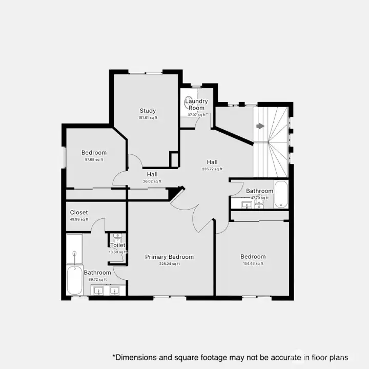 Second floor 2D floorplan