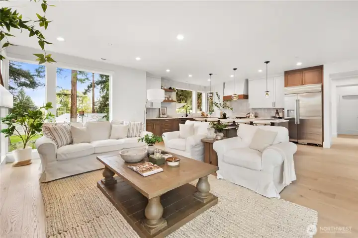 Open main floor plan