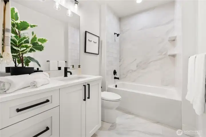 Lower level full bath