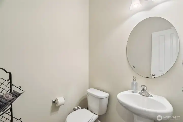 Downstairs half bath