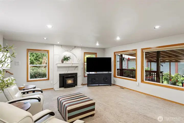 Great Room adjacent to Kitchen