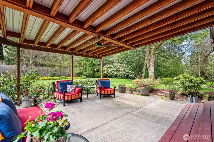 Covered patio