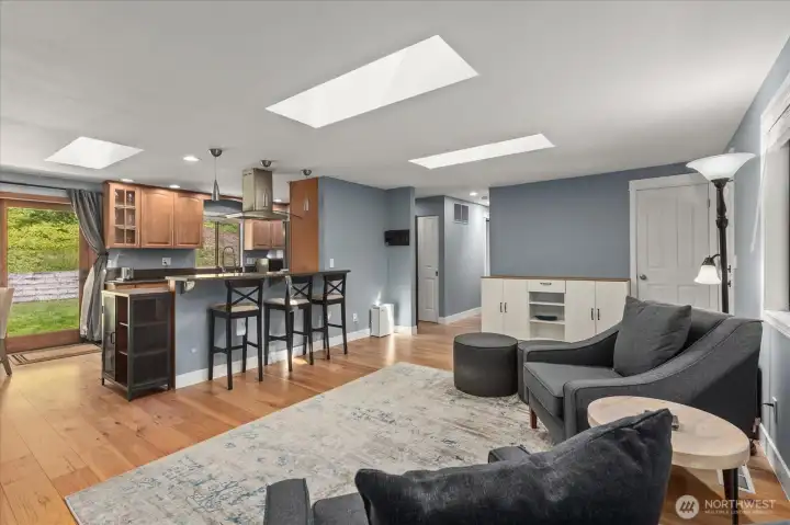 The open floor plan make this home great for entertaining and everyday living