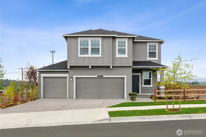 Photo rendering is representational and may be virtually staged. Actual home is under construction and finishes, elevation, and paint colors may vary. See site agent for details.