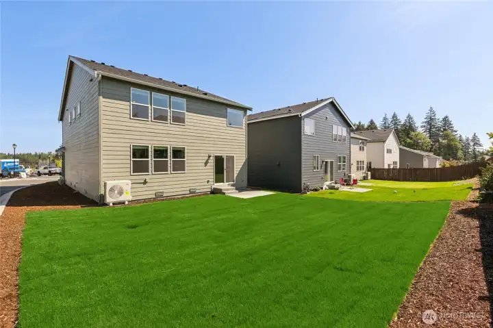 Photo rendering is representational and may be virtually staged. Actual home is under construction and finishes, elevation, and paint colors may vary. See site agent for details.