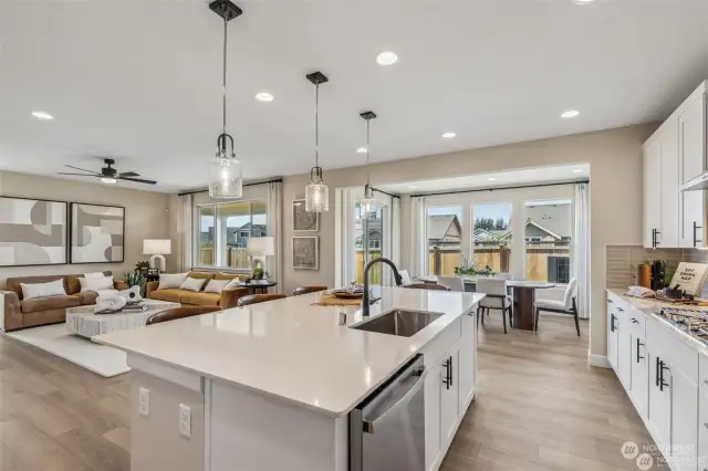 Photo from model home - same floor plan - same community