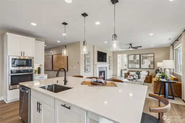 Photo from model home - same floor plan - same community