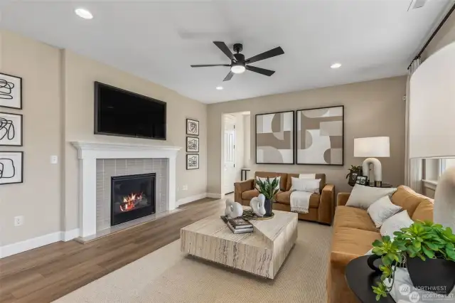 Photo from model home - same floor plan - same community