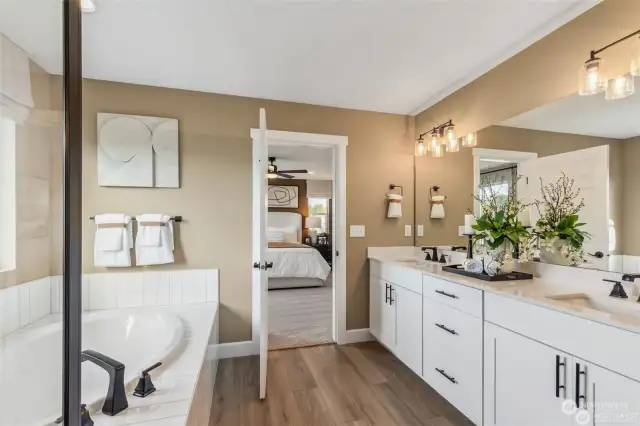 Photo from model home - same floor plan - same community