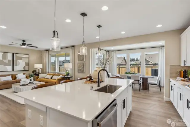 Photo from model home - same floor plan - same community