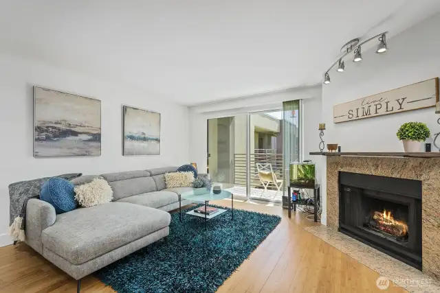 Welcome to this spacious light filled one-bedroom condo.