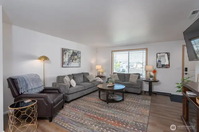 Living Area With New Floors