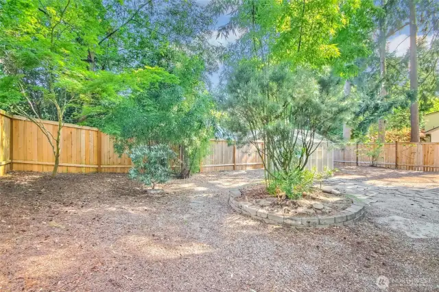 Beautiful, private lot.