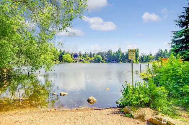 Enjoy a peaceful day at Haller Lake.
