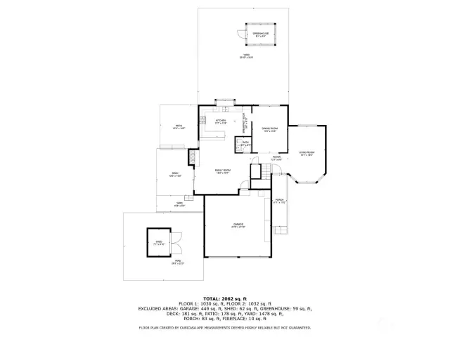 Floor plan - Buyer to verify.