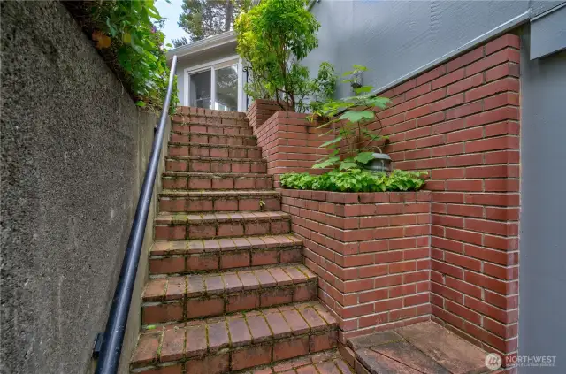 Stairway to the main entrance
