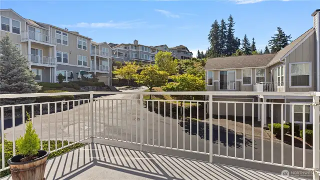 Large Balcony off the Den/Office. ALSO, a View of Puget Sound from this Deck!
