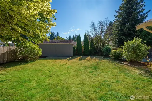 Imagine the space to play yard games - plenty of room to roam!
