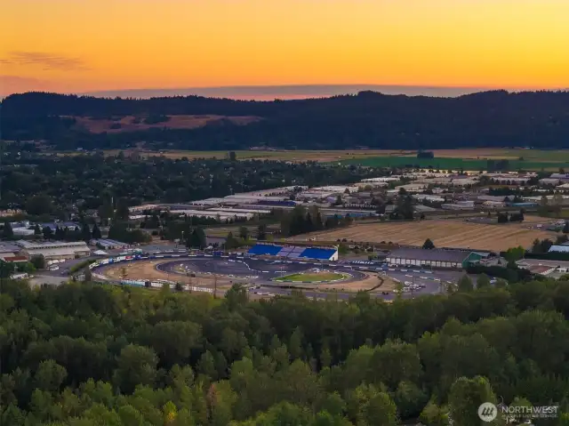 The famous Monroe speedway.