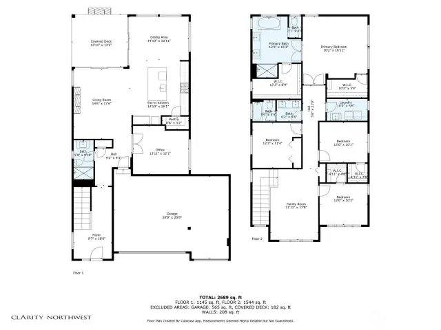 Floor plans for your convenience.
