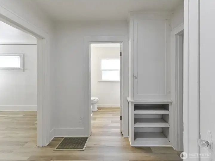 Built in storage