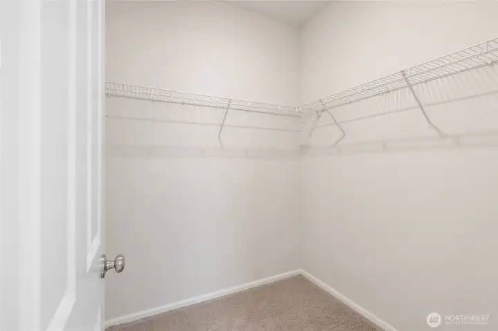 Walk-in Closet in Primary Bedroom