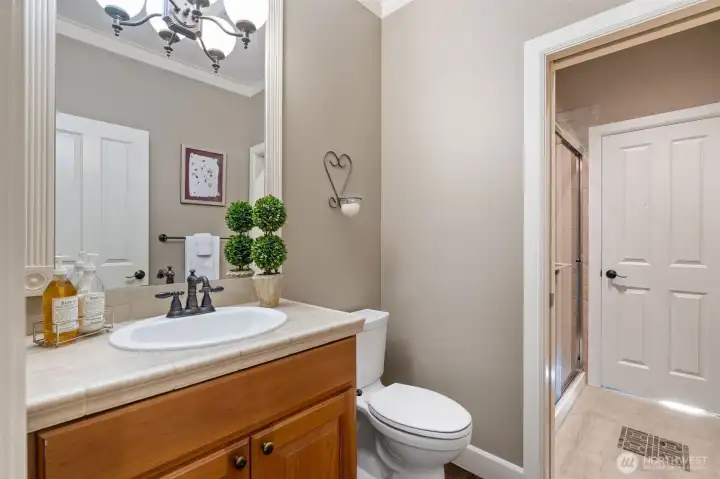 Main floor 3/4 bath.