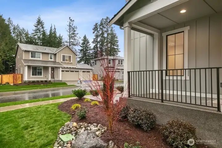 Corner lot-no neighbor to the west.