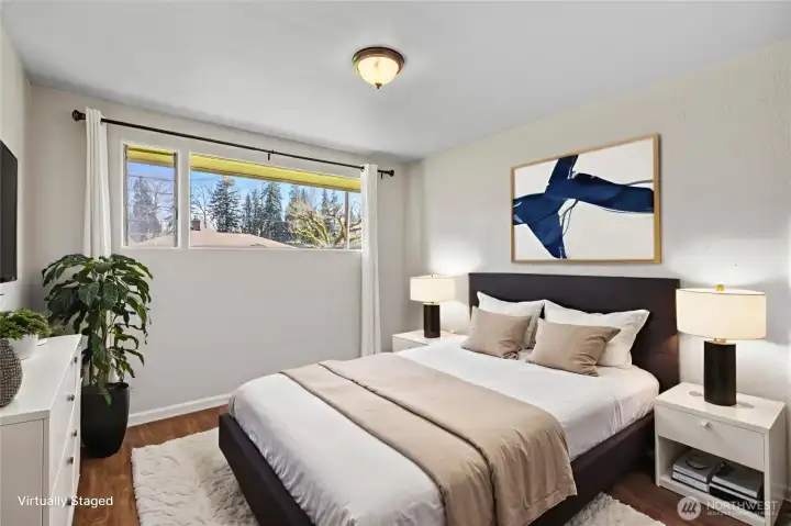 Additional View of Virtually Staged Bedroom 3