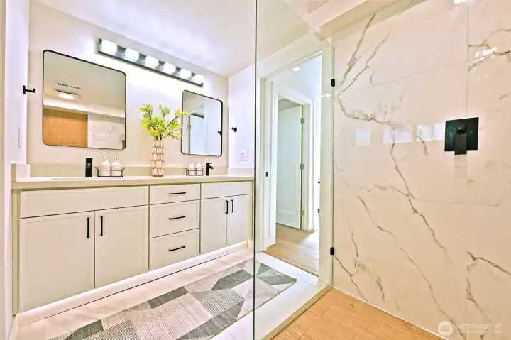 Primary bathroom downstairs