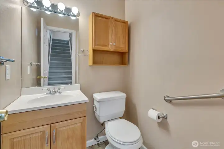 Main floor half bath