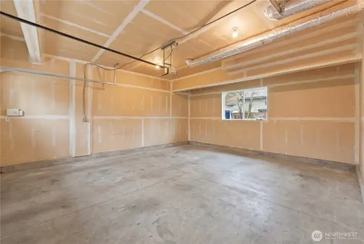 Oversized 2 Car Garage, w/ XXL Room for Storage