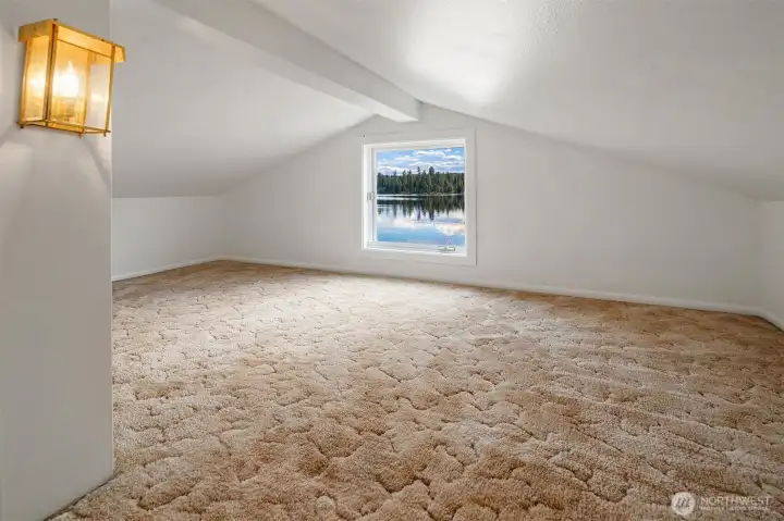 Loft sleeping area