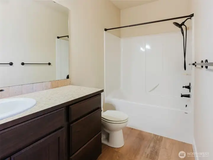 Full bath off the main floor bedroom Full bath off the main floor bedroom
