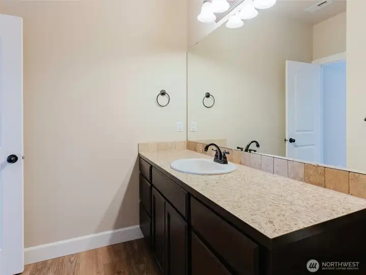 Half bath on the main floor Half bath on the main floor