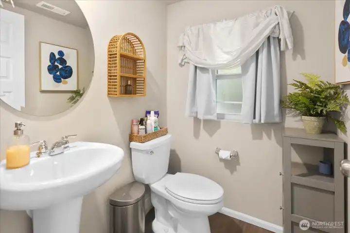 Main floor bathroom. Main floor bathroom.