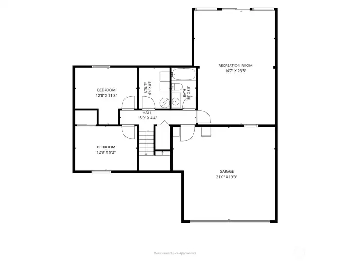 Lower Level Floorplan