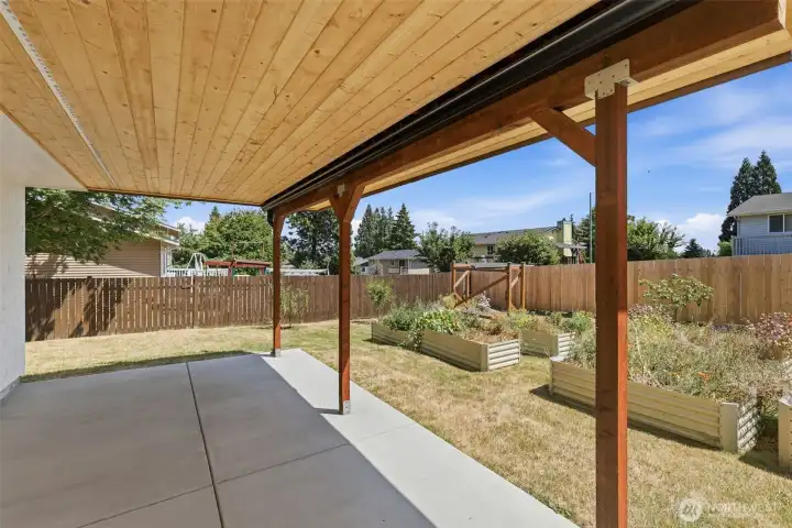 Covered Patio under Deck