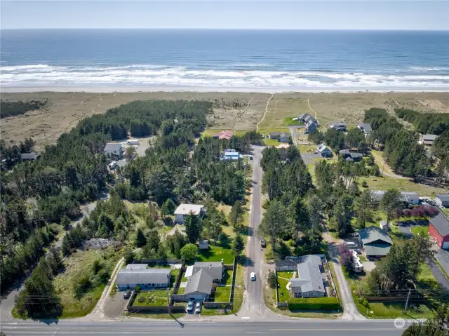 Private Beach access at the end of the road