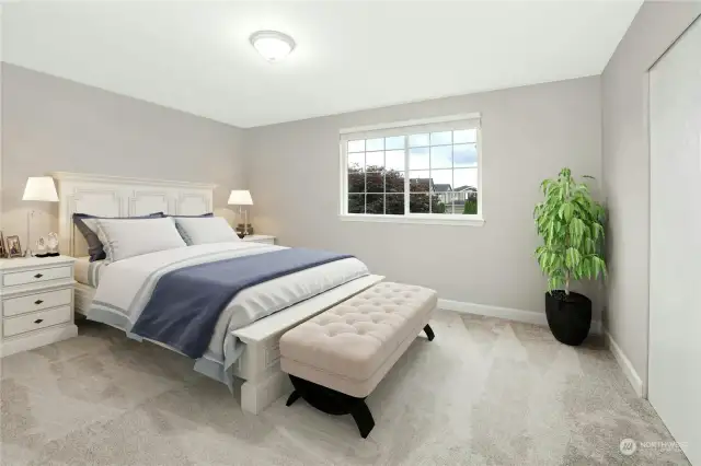 *Virtually Staged* 2nd Bedroom on Upper level.
