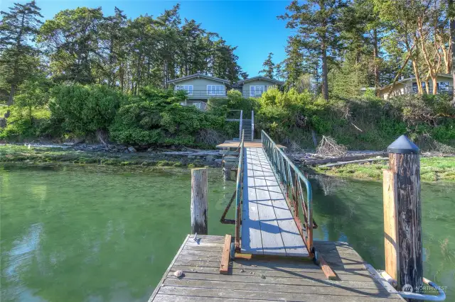 Dock at higher tide