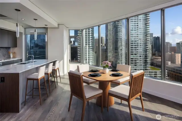 Virtually Staged Dining