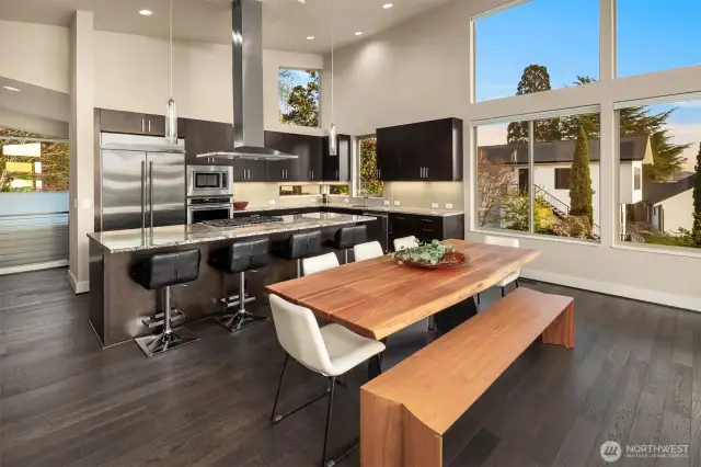 Looking back toward the kitchen. The office is to the left of this image.