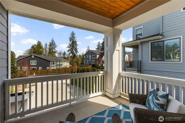 Covered patio just off Nook