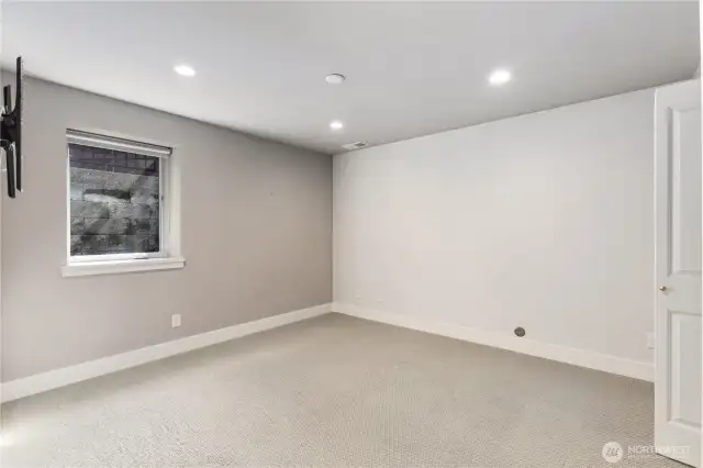 Basement bedroom