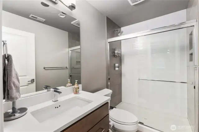 Full bathroom in basement