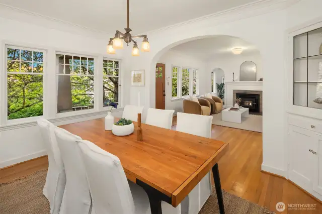 Dining room toward living room