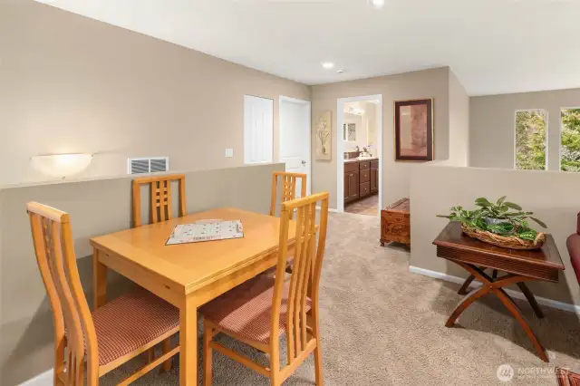 Another view of the spacious open loft area.