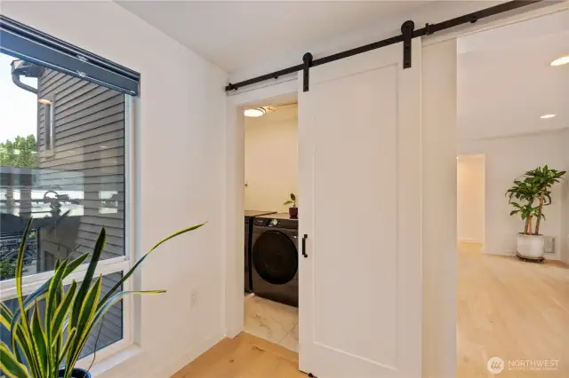 Laundry room off the kitchen