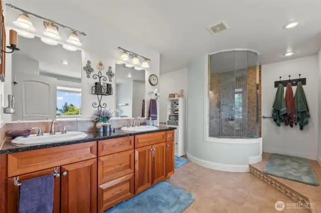 Primary bathroom.
